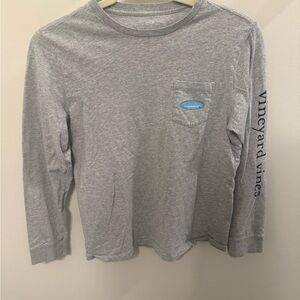 Vineyard Vines kids Gray Long Sleeve Shirt